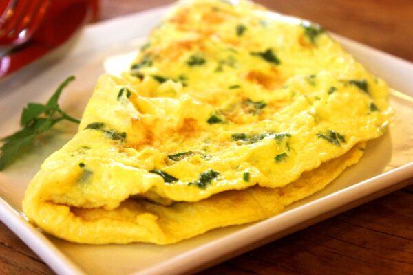 Tortilla de champiñones y cebolla