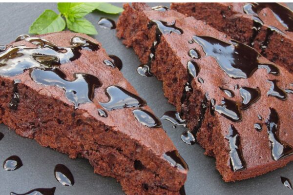 Brownie de choco con nueces