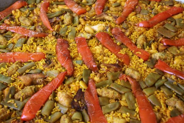 Paella de verduras